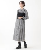 【アフタヌーンティー リビング/Afternoon Tea LIVING】のミニフラワープリントニットビスチェ ワンピースセット 人気、トレンドファッション・服の通販 founy(ファニー) ファッション Fashion レディースファッション Fashion for Women ワンピース Dresses おすすめ Recommended / Our Picks カットソー Cut and Sewn Top コンパクト Compact, Small Size バランス Balance, Style Balance ビスチェ Bustier, Corset Top フラワー Flower, Floral モノトーン Monotone, Black and White thumbnail ブラック|ID: prp329100004800787 ipo3291000000034831089