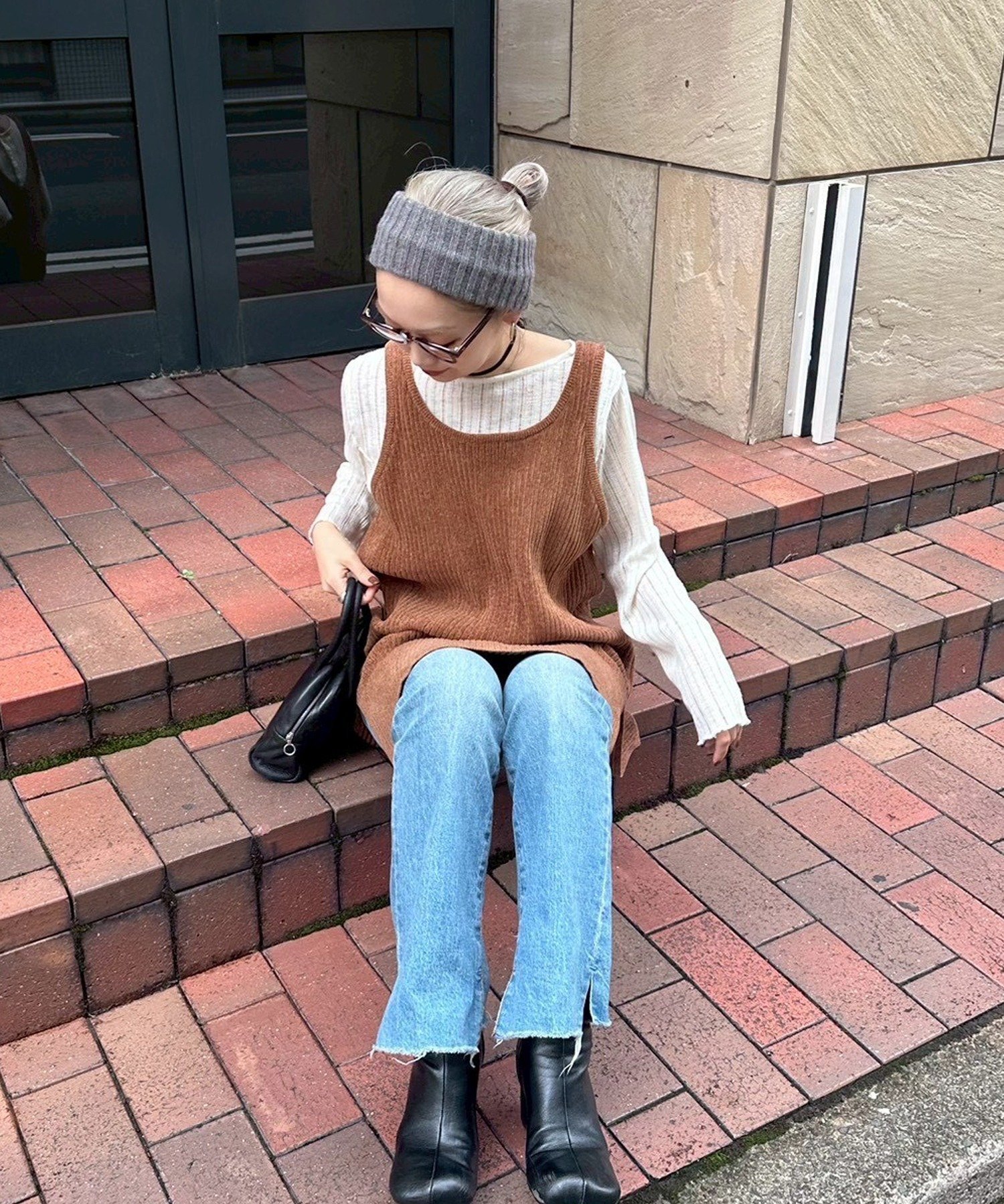 【チャオパニックティピー/CIAOPANIC TYPY】の【PON企画】スタイルアップ前後2wayモールニットキャミチュニック インテリア・キッズ・メンズ・レディースファッション・服の通販 founy(ファニー) 　ファッション　Fashion　レディースファッション　Fashion for Women　トップス・カットソー　Cut & Sew Tops　ニット　Knit Tops & Sweaters　キャミソール&ノースリーブ　Camisoles & Sleeveless Tops　スリット　Slit, Slit Detail　セットアップ　Set-Up, Coordinated Outfit　デニム　Denim, Jeans Material　トレンド　Trend, Trending Now　人気　Popular, Best Seller　フェミニン　Feminine, Girly　楽ちん　Easy Fit, Comfortable　ワイド　Wide, Wide Fit　おすすめ　Recommended / Our Picks　ブラウン|ID: prp329100004800799 ipo3291000000034831216