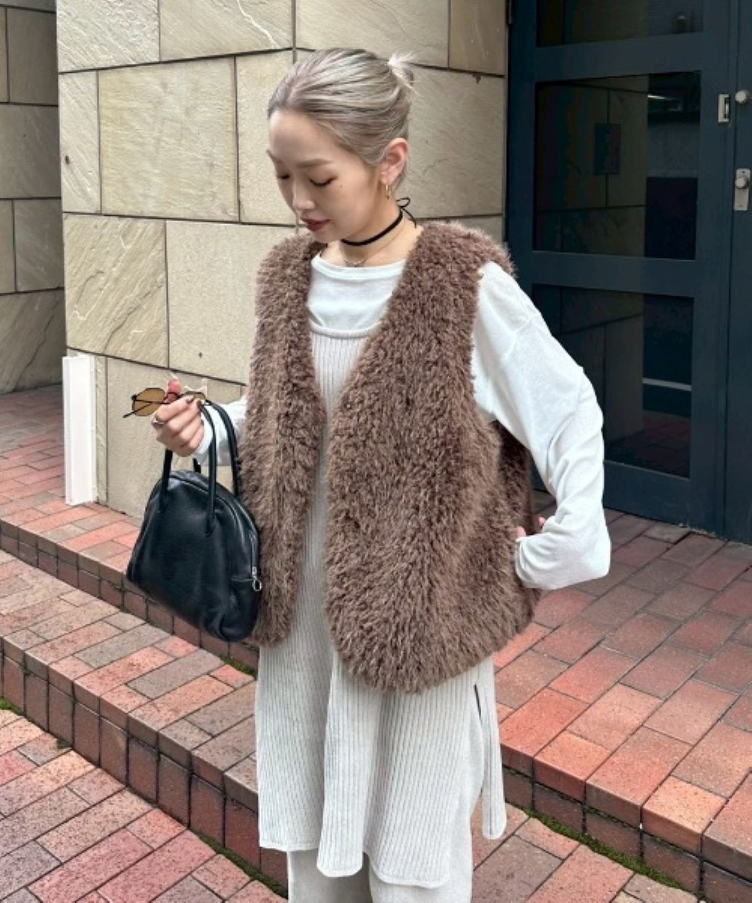 【チャオパニックティピー/CIAOPANIC TYPY】の【PON企画】スタイルアップ前後2wayモールニットキャミチュニック インテリア・キッズ・メンズ・レディースファッション・服の通販 founy(ファニー) 　ファッション　Fashion　レディースファッション　Fashion for Women　トップス・カットソー　Cut & Sew Tops　ニット　Knit Tops & Sweaters　キャミソール&ノースリーブ　Camisoles & Sleeveless Tops　スリット　Slit, Slit Detail　セットアップ　Set-Up, Coordinated Outfit　デニム　Denim, Jeans Material　トレンド　Trend, Trending Now　人気　Popular, Best Seller　フェミニン　Feminine, Girly　楽ちん　Easy Fit, Comfortable　ワイド　Wide, Wide Fit　おすすめ　Recommended / Our Picks　トープ|ID: prp329100004800799 ipo3291000000034831217