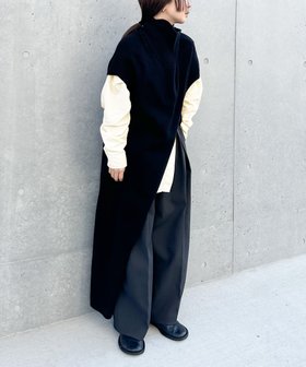 【セレクトモカ/SELECT MOCA】のセンタースリットタートルニットロングワンピース 人気、トレンドファッション・服の通販 founy(ファニー) ファッション Fashion レディースファッション Fashion for Women ワンピース Dresses おすすめ Recommended / Our Picks インナー Innerwear コンパクト Compact, Small Size シンプル Simple, Minimal スリット Slit, Slit Detail ボトム Bottoms, Lower Wear リブニット Rib Knit, Ribbed Knit |ID:prp329100004800805