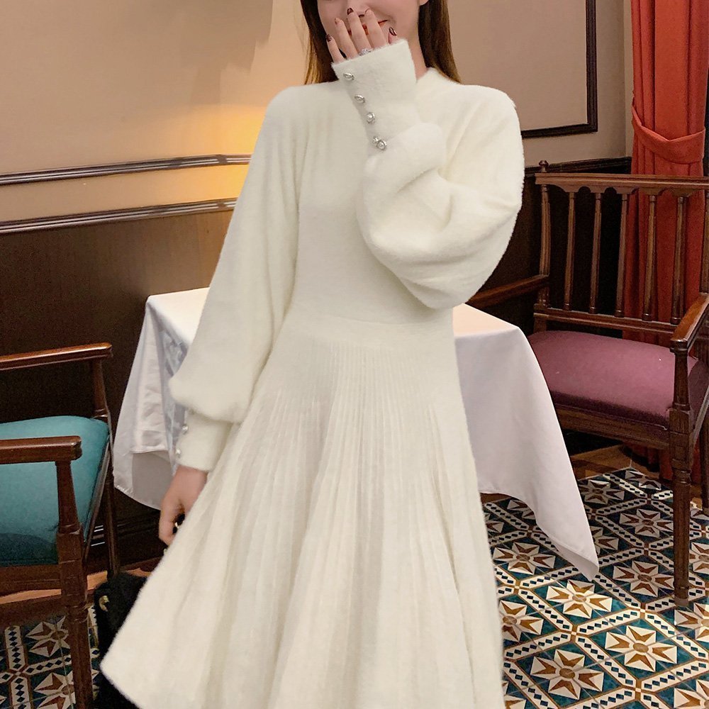 【ミニミニストア/miniministore】のニットワンピース ミンクタッチミニワンピ 人気、トレンドファッション・服の通販 founy(ファニー) 　ファッション　Fashion　レディースファッション　Fashion for Women　ワンピース　Dresses　ニットワンピース　Knit Dresses　アクリル　Acrylic Material　シンプル　Simple, Minimal　パープル　Purple, Violet　フェミニン　Feminine, Girly　ビジネス 仕事 通勤　Business / Work / Commuting　A/W・秋冬　Autumn/Winter　 other-1|ID: prp329100004800817 ipo3291000000034831396