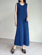 【リエディ/Re:EDIT】のメッシュニットワンピース 人気、トレンドファッション・服の通販 founy(ファニー) ファッション Fashion レディースファッション Fashion for Women ワンピース Dresses ニットワンピース Knit Dresses キャップ Cap, Baseball Cap キャミワンピース Cami Dress, Slip Dress コンパクト Compact, Small Size サンダル Sandals, Summer Shoes ダウン Down, Puffer トレンド Trend, Trending Now バランス Balance, Style Balance フラット Flat, Flat Shoes リゾート Resort, Vacation Style ループ Loop, Loop Knit おすすめ Recommended / Our Picks 夏 Summer エレガント 上品 Elegant thumbnail ブルー|ID: prp329100004800818 ipo3291000000035169142