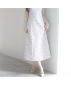 【セゾンドパピヨン/SAISON DE PAPILLON】のジャガード生地バックスリットキャミワンピース 人気、トレンドファッション・服の通販 founy(ファニー) ファッション Fashion レディースファッション Fashion for Women ワンピース Dresses キャミソールワンピース Camisole Dresses インナー Innerwear キャミワンピース Cami Dress, Slip Dress シャーリング Shirring, Ruched シンプル Simple, Minimal スリット Slit, Slit Detail ロング Long, Long-Length 二次会 After Party 楽ちん Easy Fit, Comfortable A/W・秋冬 Autumn/Winter thumbnail グレー|ID: prp329100004800848 ipo3291000000034917864