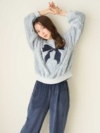 【スナイデル ホーム/SNIDEL HOME】のリボンフリースセットアップ BLU[086]|ID: prp329100004800856 ipo3291000000035006166