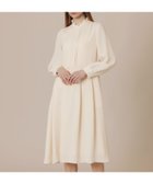 【マッキントッシュ ロンドン/MACKINTOSH LONDON】のポリエステルジョーゼットワンピース 人気、トレンドファッション・服の通販 founy(ファニー) ファッション Fashion レディースファッション Fashion for Women ワンピース Dresses ウォッシャブル Machine Washable カーディガン Cardigan, Knitwear ギャザー Gathered, Ruffled ジャケット Jacket, Outerwear ジョーゼット Georgette, Semi-Sheer Fabric パウダー Powder, Soft Tone フリル Frill, Ruffle 冬 Winter / This Winter 春 Spring 秋 Autumn thumbnail オフホワイト|ID: prp329100004800859 ipo3291000000034831800