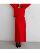 【ミースロエ/MIESROHE】のアルパカ混シャギーニットキャミワンピース 人気、トレンドファッション・服の通販 founy(ファニー) ファッション Fashion レディースファッション Fashion for Women ワンピース Dresses キャミソールワンピース Camisole Dresses スマート Smart, Elegant ロング Long, Long-Length thumbnail RED[046]|ID: prp329100004800868 ipo3291000000034831900