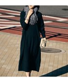 【アンタイトル/UNTITLED】の【ロング丈/ゆったりシルエット】テントライン ニットワンピース ブラック|ID: prp329100004800870 ipo3291000000035081416