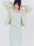 【フレイ アイディー/FRAY I.D】の【限定カラー】ドレープサテンキャミソールワンピース 人気、トレンドファッション・服の通販 founy(ファニー) ファッション Fashion レディースファッション Fashion for Women ワンピース Dresses キャミソール Camisole, Spaghetti Strap Top サテン Satin, Glossy Fabric シェイプ Shape, Slim Fit スマート Smart, Elegant デコルテ Décolleté, Neckline ドレープ Drape, Draping Fabric ラップ Wrap, Wrap Design リボン Ribbon, Bow thumbnail MNT[021]|ID: prp329100004800877 ipo3291000000034882047