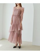 【スナイデル/SNIDEL】のSustainableティアードチュールドレス PBEG[036]|ID:prp329100004800878