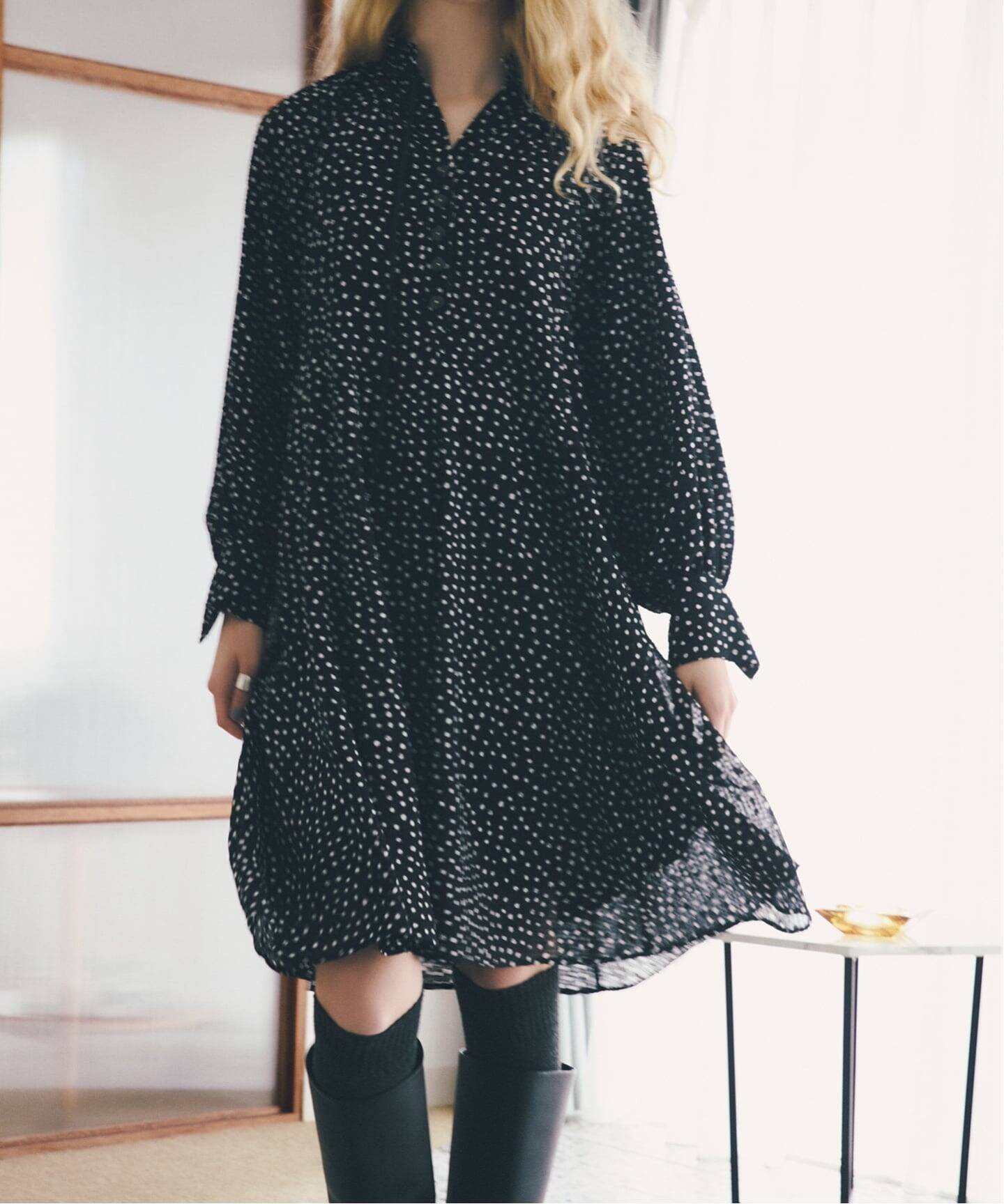 【ラ トータリテ/La TOTALITE】の《追加 》【洗える】ドットミニワンピース 人気、トレンドファッション・服の通販 founy(ファニー) ファッション Fashion レディースファッション Fashion for Women ワンピース Dresses 2025年 2025 2025-2026秋冬・A/W Autumn/Winter 2025–26 AW25–26 ドット Polka Dot, Dot Pattern バランス Balance, Style Balance フェミニン Feminine, Girly エレガント 上品 Elegant 洗える Machine Washable A/W・秋冬 Autumn/Winter other-1|ID: prp329100004800882 ipo3291000000034832047