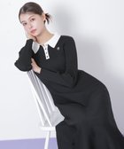 【ジルバイジルスチュアート/JILL by JILLSTUART】の長袖ポロネックニットワンピース 人気、トレンドファッション・服の通販 founy(ファニー) ファッション Fashion レディースファッション Fashion for Women ワンピース Dresses ニットワンピース Knit Dresses おすすめ Recommended / Our Picks エレガント 上品 Elegant スクエア Square, Square Shape スマート Smart, Elegant フロント Front, Front Design A/W・秋冬 Autumn/Winter 長袖 Long Sleeve, Full Sleeve thumbnail ブラック1|ID: prp329100004800904 ipo3291000000035029448