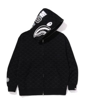 【ア ベイシング エイプ/A BATHING APE】のCOLLEGE MONOGRAM RELAXED FIT SHARK 人気、トレンドファッション・服の通販 founy(ファニー) ファッション Fashion レディースファッション Fashion for Women モチーフ Motif, Design Theme |ID:prp329100004800913