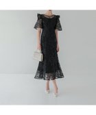 【レジャ/Leja】のLEJA-花柄レースシアーフリルマーメイドワンピースドレス 結婚式 レディース 人気、トレンドファッション・服の通販 founy(ファニー) ファッション Fashion レディースファッション Fashion for Women ワンピース Dresses フォーマル・パーティードレス・結婚式用ドレス Elegant & Casual Dresses オケージョン Occasion Wear ショルダー Shoulder, Shoulder Strap デコルテ Décolleté, Neckline ドレス Dress, One-Piece パイピング Piping, Trim Design フェミニン Feminine, Girly フォーマル Formal, Dressy フリル Frill, Ruffle マーメイド Mermaid, Fishtail Silhouette ラグジュアリー Luxury, Elegant 結婚式 Wedding 披露宴 Wedding Reception 二次会 After Party thumbnail BLACK|ID: prp329100004800915 ipo3291000000034832333