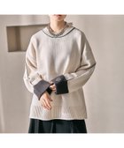 【レプシィム ローリーズファーム/LEPSIM LOWRYS FARM】の5ゲージ袖配色ロゴプルオーバー 人気、トレンドファッション・服の通販 founy(ファニー) ファッション Fashion レディースファッション Fashion for Women トップス・カットソー Cut & Sew Tops カジュアルプルオーバー・ニットトップス Pullovers & Knit Tops / Casual Pullovers おすすめ Recommended / Our Picks thumbnail オフホワイト×チャコール08|ID: prp329100004800925 ipo3291000000034832422