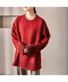 【レプシィム ローリーズファーム/LEPSIM LOWRYS FARM】の5ゲージ袖配色ロゴプルオーバー 人気、トレンドファッション・服の通販 founy(ファニー) ファッション Fashion レディースファッション Fashion for Women トップス・カットソー Cut & Sew Tops カジュアルプルオーバー・ニットトップス Pullovers & Knit Tops / Casual Pullovers おすすめ Recommended / Our Picks thumbnail レッド×ダークレッド35|ID: prp329100004800925 ipo3291000000034832423