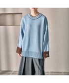 【レプシィム ローリーズファーム/LEPSIM LOWRYS FARM】の5ゲージ袖配色ロゴプルオーバー 人気、トレンドファッション・服の通販 founy(ファニー) ファッション Fashion レディースファッション Fashion for Women トップス・カットソー Cut & Sew Tops カジュアルプルオーバー・ニットトップス Pullovers & Knit Tops / Casual Pullovers おすすめ Recommended / Our Picks thumbnail ブルー×ブラウン84|ID: prp329100004800925 ipo3291000000034832424