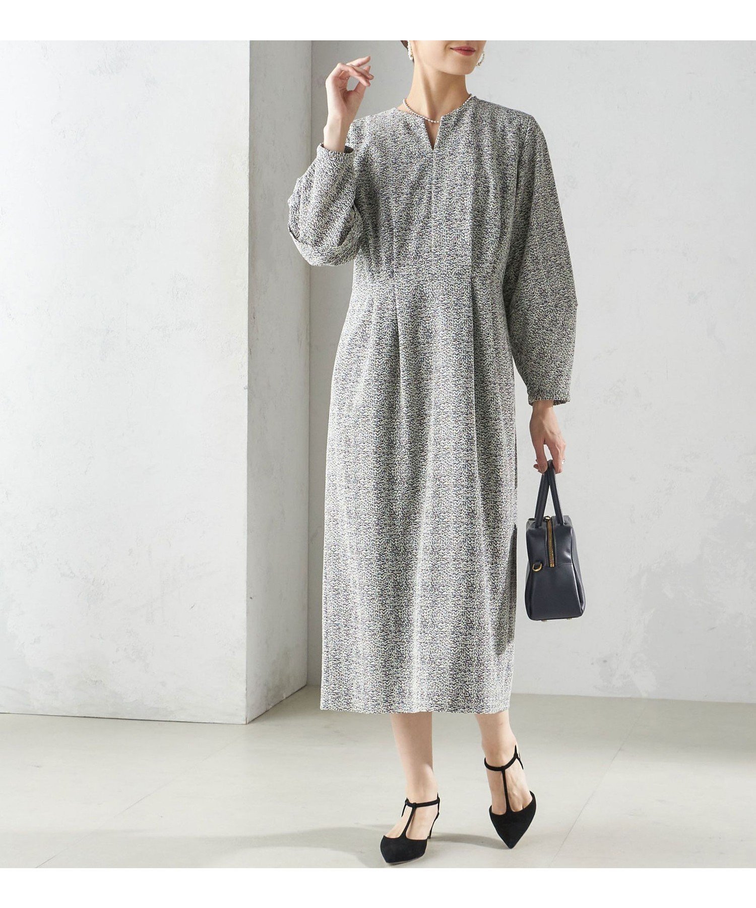 【シップス フォー ウィメン/SHIPS】の手洗い可能 起毛 レース Iライン ワンピース 人気、トレンドファッション・服の通販 founy(ファニー) 　ファッション　Fashion　レディースファッション　Fashion for Women　ワンピース　Dresses　ジャケット　Jacket, Outerwear　セレモニー　Ceremony　ビジネス 仕事 通勤　Business / Work / Commuting　レース　Lace, Lace Fabric　切替　Switching, Contrast Panel　 other-1|ID: prp329100004800926 ipo3291000000036275524