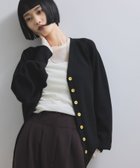 【アダム エ ロペ/ADAM ET ROPE'】の【WEB限定】カシミヤMIXメニーボタンカーディガン ブラック(01)|ID: prp329100004800933 ipo3291000000034832494