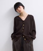 【アダム エ ロペ/ADAM ET ROPE'】の【WEB限定】カシミヤMIXメニーボタンカーディガン ダークブラウン(20)|ID: prp329100004800933 ipo3291000000034832495