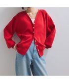【アダム エ ロペ/ADAM ET ROPE'】の【WEB限定】カシミヤMIXメニーボタンカーディガン レッド(60)|ID: prp329100004800933 ipo3291000000034832496