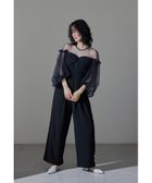 【ビーフラット/bflat】のフロッキードットパンツドレス オールインワン パーティー 結婚式 同窓会 成人式 人気、トレンドファッション・服の通販 founy(ファニー) ファッション Fashion レディースファッション Fashion for Women パンツ Pants & Trousers エアリー Airy Texture シアー Sheer, See-Through ジョーゼット Georgette, Semi-Sheer Fabric チュール Tulip, Tulip Motif デコルテ Décolleté, Neckline ドット Polka Dot, Dot Pattern ドレス Dress, One-Piece ポケット Pocket, Pocket Detail リラックス Relax, Relaxed Fit ワイド Wide, Wide Fit おすすめ Recommended / Our Picks 結婚式 Wedding 披露宴 Wedding Reception 二次会 After Party thumbnail ネイビー|ID: prp329100004800935 ipo3291000000034950746