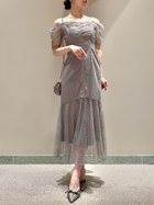 【スナイデル/SNIDEL】のギャザードレープレースドレス GRY[006]|ID: prp329100004800938 ipo3291000000035171352