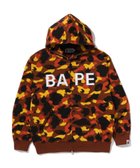 【ア ベイシング エイプ/A BATHING APE】の1ST CAMO BAPE LOGO RHINESTONE RELAXED FIT FULL ZIP HOODIE 人気、トレンドファッション・服の通販 founy(ファニー) ファッション Fashion レディースファッション Fashion for Women ストーン Stone, Gem-Like フロント Front, Front Design プリント Print, Printed Pattern thumbnail ORANGE|ID: prp329100004800939 ipo3291000000035217953