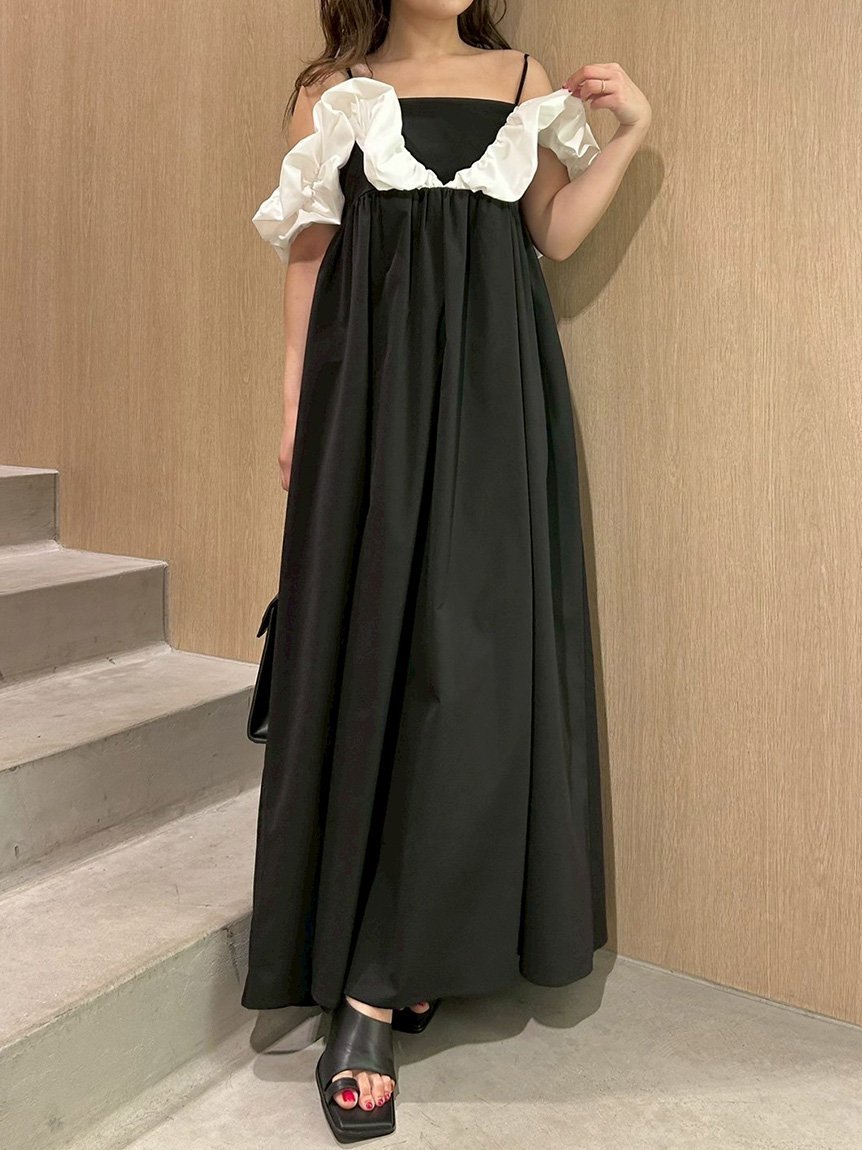 【リリーブラウン/Lily Brown】のエンジェルスリーブボリュームワンピース 人気、トレンドファッション・服の通販 founy(ファニー) 　ファッション　Fashion　レディースファッション　Fashion for Women　ワンピース　Dresses　スマート　Smart, Elegant　スリーブ　Sleeve, Long Sleeve / Short Sleeve　バルーン　Balloon, Balloon Silhouette　旅行　Travel　 other-1|ID: prp329100004800945 ipo3291000000035113133