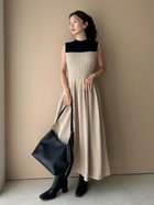 【フレイ アイディー/FRAY I.D】のランダムリブホールガーメントワンピース BEG[037]|ID: prp329100004800952 ipo3291000000035152071