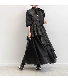 【ランダ/RANDA】のチュールレイヤードジャケットワンピース 人気、トレンドファッション・服の通販 founy(ファニー) ファッション Fashion レディースファッション Fashion for Women アウター Coat / Outerwear Collection レディースジャケット・軽アウター Jackets おすすめ Recommended / Our Picks インナー Innerwear シューズ Shoes, Footwear フェミニン Feminine, Girly |ID:prp329100004800954