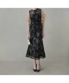 【レジャ/Leja】のLeja-パンコールフラワーリボンチュールワンピースドレス結婚式 人気、トレンドファッション・服の通販 founy(ファニー) ファッション Fashion レディースファッション Fashion for Women ワンピース Dresses フォーマル・パーティードレス・結婚式用ドレス Elegant & Casual Dresses エレガント 上品 Elegant クラシック Classic, Timeless Style シャーリング Shirring, Ruched スパンコール Sequins, Sequin Embellishment ドレス Dress, One-Piece リボン Ribbon, Bow 結婚式 Wedding thumbnail BLACK|ID: prp329100004800963 ipo3291000000034950734