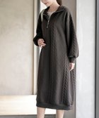 【アールピーエス/rps】のふくれジャガードハーフZIPワンピース 人気、トレンドファッション・服の通販 founy(ファニー) ファッション Fashion レディースファッション Fashion for Women ワンピース Dresses ポケット Pocket, Pocket Detail thumbnail モカ|ID: prp329100004800972 ipo3291000000034832835