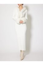【リエンダ/rienda】のフェイクファーレディーニットワンピース 人気、トレンドファッション・服の通販 founy(ファニー) ファッション Fashion レディースファッション Fashion for Women ワンピース Dresses ニットワンピース Knit Dresses カーディガン Cardigan, Knitwear フェイクファー Faux Fur, Imitation Fur フロント Front, Front Design ミュール Mule, Backless Shoes リボン Ribbon, Bow 再入荷 Restock / Back in Stock 冬 Winter / This Winter thumbnail WHT|ID: prp329100004800975 ipo3291000000035236816
