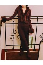 【リエンダ/rienda】のフェイクファーレディーニットワンピース 人気、トレンドファッション・服の通販 founy(ファニー) ファッション Fashion レディースファッション Fashion for Women ワンピース Dresses ニットワンピース Knit Dresses カーディガン Cardigan, Knitwear フェイクファー Faux Fur, Imitation Fur フロント Front, Front Design ミュール Mule, Backless Shoes リボン Ribbon, Bow 再入荷 Restock / Back in Stock 冬 Winter / This Winter thumbnail BRN|ID: prp329100004800975 ipo3291000000035236818