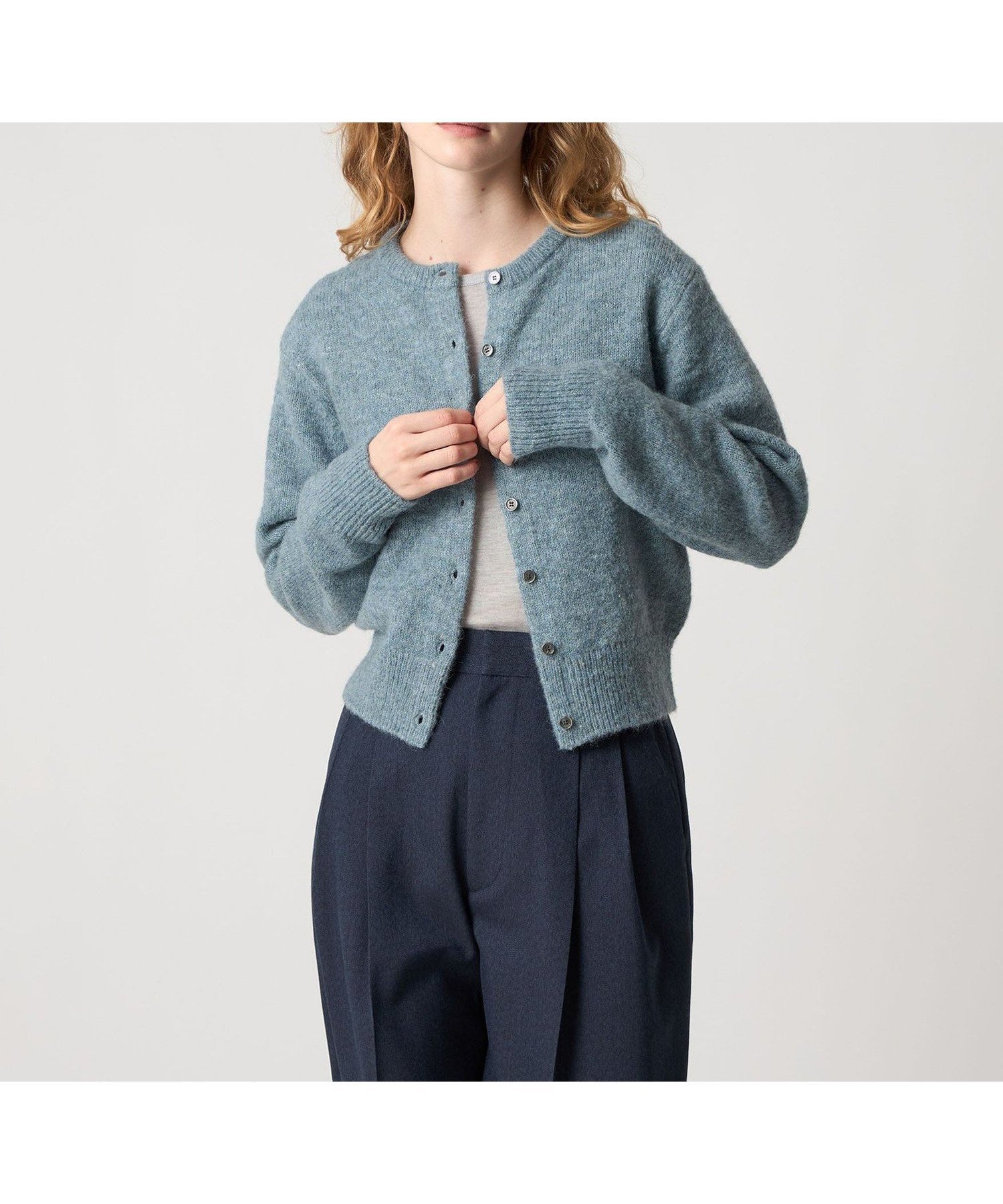 【ビューティ&ユース ユナイテッドアローズ/BEAUTY&YOUTH / UNITED ARROWS】のSteven Alan ショート ニット カーディガン インテリア・キッズ・メンズ・レディースファッション・服の通販 founy(ファニー) ファッション Fashion レディースファッション Fashion for Women トップス・カットソー Cut & Sew Tops ニット Knit Tops & Sweaters カーディガン・羽織り Layered Style Cardigans おすすめ Recommended / Our Picks カラフル Colorful Design カーディガン Cardigan, Knitwear ショート Short, Short Length シンプル Simple, Minimal バランス Balance, Style Balance メランジ Melange, Mixed Yarn A/W・秋冬 Autumn/Winter LT.BLUE|ID: prp329100004800983 ipo3291000000034832925