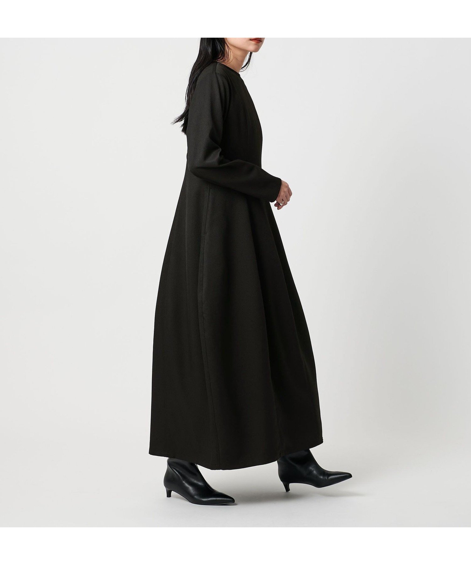 【ユナイテッドアローズ/UNITED ARROWS】のMARW UNITED ARROWS バルーン ワンピース インテリア・キッズ・メンズ・レディースファッション・服の通販 founy(ファニー) ファッション Fashion レディースファッション Fashion for Women ワンピース Dresses ドレープ Drape, Draping Fabric 定番 Standard, Basic Item 人気 Popular, Best Seller バルーン Balloon, Balloon Silhouette フォルム Silhouette, Form ポケット Pocket, Pocket Detail ロング Long, Long-Length おすすめ Recommended / Our Picks ビジネス 仕事 通勤 Business / Work / Commuting BLACK|ID: prp329100004800989 ipo3291000000034832949