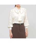 【ポール スチュアート/Paul Stuart】の【eclat掲載】【ウォッシャブル】シフォンカットジャカード ブラウス エクリュ|ID: prp329100004800996 ipo3291000000034832996