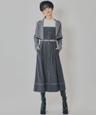 【レディアゼル/REDYAZEL】のスエードライクショートジャケット*バイカラーワンピースセットアップ 人気、トレンドファッション・服の通販 founy(ファニー) ファッション Fashion レディースファッション Fashion for Women アウター Coat / Outerwear Collection レディースジャケット・軽アウター Jackets コンパクト Compact, Small Size ショート Short, Short Length ジャケット Jacket, Outerwear セットアップ Set-Up, Coordinated Outfit テーラード Tailored, Tailored Fit デニム Denim, Jeans Material トレンド Trend, Trending Now バランス Balance, Style Balance フレア Flare, Flared A/W・秋冬 Autumn/Winter thumbnail グレー|ID: prp329100004801000 ipo3291000000034905902