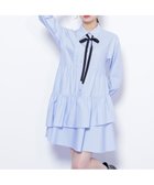 【ジルバイジルスチュアート/JILL by JILLSTUART】のティアードミニシャツワンピース 人気、トレンドファッション・服の通販 founy(ファニー) ファッション Fashion レディースファッション Fashion for Women ワンピース Dresses シャツワンピース / 1枚で着映えコーデ Shirt Dresses シャンブレー Chambray, Denim-Like Fabric スウェット / スエット Sweatshirt, Sweatwear スマート Smart, Elegant デニム Denim, Jeans Material トレンド Trend, Trending Now ベスト Vest, Waistcoat thumbnail ブルー|ID: prp329100004801017 ipo3291000000035168612