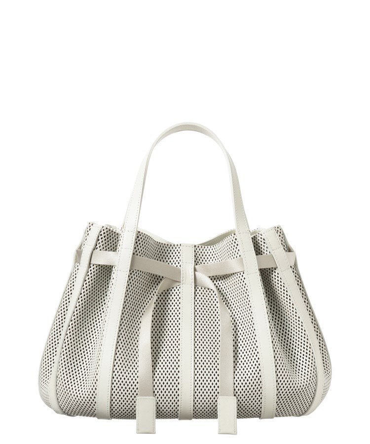 【ヒロコ ハヤシ/HIROKO HAYASHI】のPANIER(パニエ) ハンドバッグ インテリア・キッズ・メンズ・レディースファッション・服の通販 founy(ファニー) 　ファッション　Fashion　レディースファッション　Fashion for Women　バッグ　Bags　スマート　Smart, Elegant　フォルム　Silhouette, Form　ポケット　Pocket, Pocket Detail　メッシュ　Mesh, Net Fabric　モチーフ　Motif, Design Theme　再入荷　Restock / Back in Stock　おすすめ　Recommended / Our Picks　オフホワイト|ID: prp329100004801036 ipo3291000000035172687