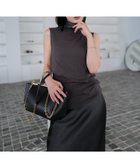 【アニュアンス/anuans】のテンセルウールノースリーブカットトップス 人気、トレンドファッション・服の通販 founy(ファニー) ファッション Fashion レディースファッション Fashion for Women トップス・カットソー Cut & Sew Tops キャミソール&ノースリーブ Camisoles & Sleeveless Tops とろみ Fluid, Flowy Fabric なめらか Smooth, Silky Texture ウォッシャブル Machine Washable シンプル Simple, Minimal ストレッチ Stretch, Stretchy Fabric 夏 Summer 抗菌 Antibacterial, Bacteria-Resistant thumbnail CHARCOALGREY|ID: prp329100004801062 ipo3291000000035082722