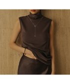 【アニュアンス/anuans】のテンセルウールノースリーブカットトップス 人気、トレンドファッション・服の通販 founy(ファニー) ファッション Fashion レディースファッション Fashion for Women トップス・カットソー Cut & Sew Tops キャミソール&ノースリーブ Camisoles & Sleeveless Tops とろみ Fluid, Flowy Fabric なめらか Smooth, Silky Texture ウォッシャブル Machine Washable シンプル Simple, Minimal ストレッチ Stretch, Stretchy Fabric 夏 Summer 抗菌 Antibacterial, Bacteria-Resistant thumbnail BROWN|ID: prp329100004801062 ipo3291000000035082724