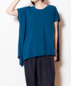 【オズモーシス/OSMOSIS】のフレアーTシャツ 人気、トレンドファッション・服の通販 founy(ファニー) ファッション Fashion レディースファッション Fashion for Women トップス・カットソー Cut & Sew Tops シャツ・ブラウス・オフィスカジュアル Elegant Blouses & Button-Ups ロングTシャツ・Tシャツ Longline T-Shirts & Tees カットソー Cut and Sewn Top 再入荷 Restock / Back in Stock 夏 Summer 秋 Autumn A/W・秋冬 Autumn/Winter thumbnail BLUE|ID: prp329100004801065 ipo3291000000035174056