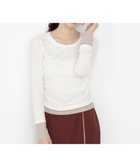 【プロポーション ボディドレッシング/PROPORTION BODY DRESSING】のウォッシャブル レイヤード風テレコ 25AW 人気、トレンドファッション・服の通販 founy(ファニー) ファッション Fashion レディースファッション Fashion for Women 2025年 2025 2025-2026秋冬・A/W Autumn/Winter 2025–26 AW25–26 おすすめ Recommended / Our Picks ウォッシャブル Machine Washable カットソー Cut and Sewn Top ギャザー Gathered, Ruffled テレコ Ribbed, Rib Stitch thumbnail エクリュ×グレージュ1|ID: prp329100004801072 ipo3291000000035076506