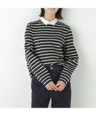 【ヒューマンウーマン/HUMAN WOMAN】のストレッチポンチシャツカラードッキングプルオーバー 人気、トレンドファッション・服の通販 founy(ファニー) ファッション Fashion レディースファッション Fashion for Women トップス・カットソー Cut & Sew Tops シャツ・ブラウス・オフィスカジュアル Elegant Blouses & Button-Ups カジュアルプルオーバー・ニットトップス Pullovers & Knit Tops / Casual Pullovers おすすめ Recommended / Our Picks カットソー Cut and Sewn Top スタンダード Standard, Basic ストレッチ Stretch, Stretchy Fabric セットアップ Set-Up, Coordinated Outfit デニム Denim, Jeans Material ドッキング Docking, Mixed Material ボーダー Border, Stripe thumbnail ブラックボーダー3|ID: prp329100004801104 ipo3291000000035100257