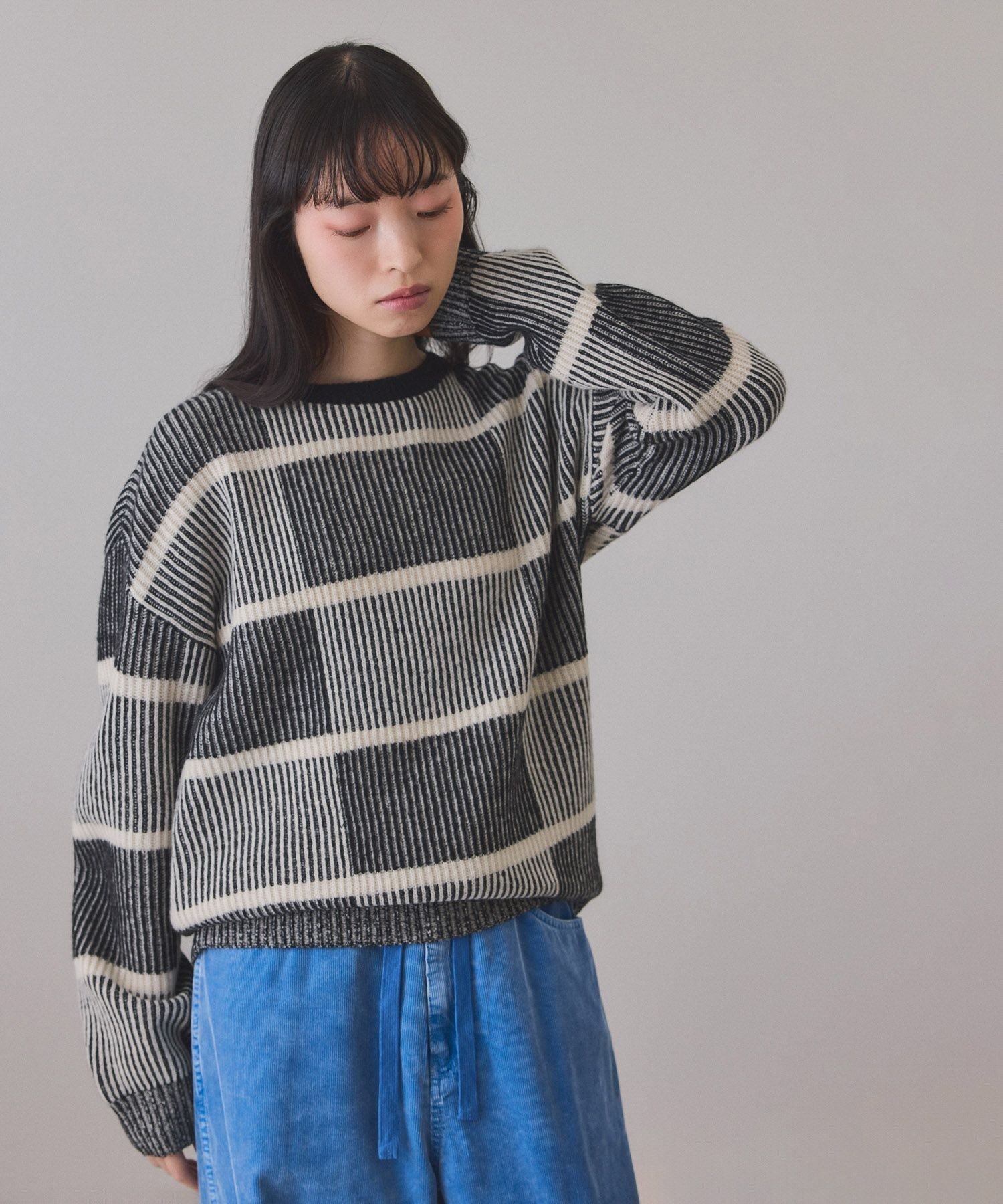 【アダム エ ロペ/ADAM ET ROPE'】のRYE T ALMEDA SWEATER インテリア・キッズ・メンズ・レディースファッション・服の通販 founy(ファニー) 　ファッション　Fashion　レディースファッション　Fashion for Women　トップス・カットソー　Cut & Sew Tops　レディースパーカー・カジュアルフーディー　Casual Hoodies & Sweatshirts　スウェット・クルーネックトップス　Sweatshirts & Crewnecks / Relaxed Fit Sweat Tops　ブラック系(02)|ID: prp329100004801155 ipo3291000000035220486