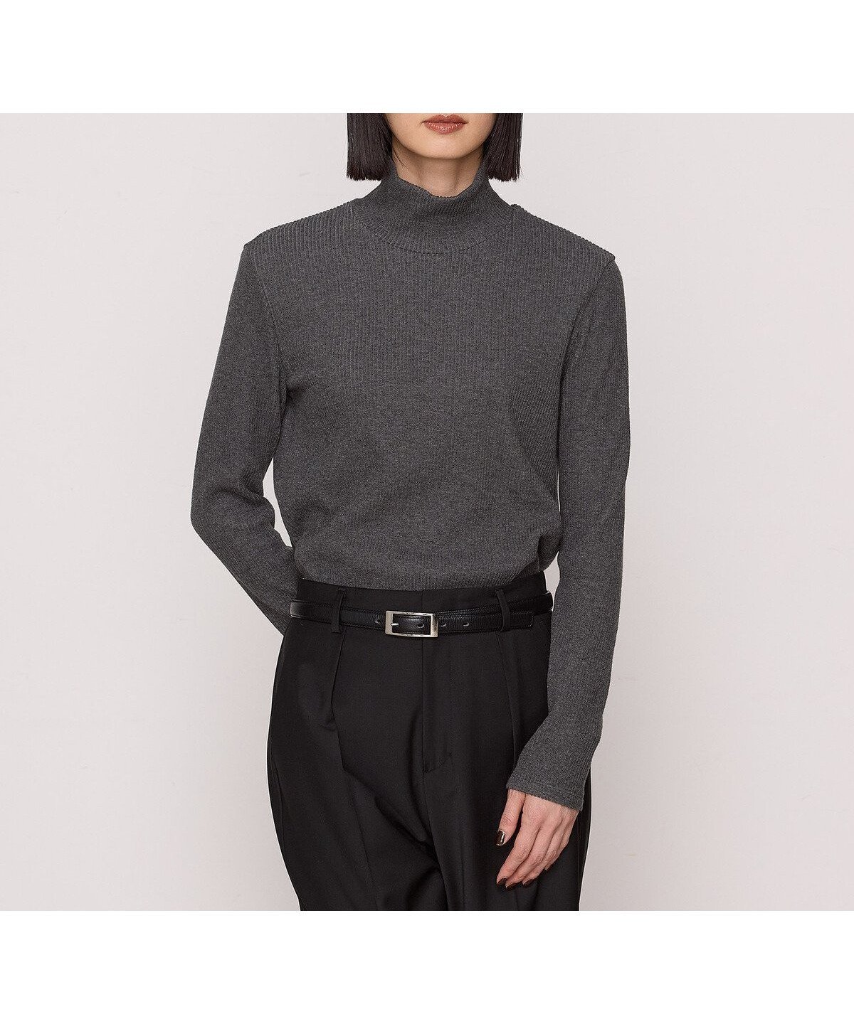 【コムサ/COMME CA】のラグウォームリブニット ハイネックプルオーバー インテリア・キッズ・メンズ・レディースファッション・服の通販 founy(ファニー) 　ファッション　Fashion　レディースファッション　Fashion for Women　トップス・カットソー　Cut & Sew Tops　ニット　Knit Tops & Sweaters　カジュアルプルオーバー・ニットトップス　Pullovers & Knit Tops / Casual Pullovers　インナー　Innerwear　コンパクト　Compact, Small Size　ジャケット　Jacket, Outerwear　ストレッチ　Stretch, Stretchy Fabric　タートルネック　Turtleneck, High Neck　ハイネック　High Neck, Mock Neck　ベーシック　Basic, Essential　A/W・秋冬　Autumn/Winter　04:グレー|ID: prp329100004801227 ipo3291000000035101026