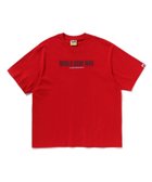 【ア ベイシング エイプ/A BATHING APE】のSLOGAN RELAXED FIT TEE 人気、トレンドファッション・服の通販 founy(ファニー) ファッション Fashion レディースファッション Fashion for Women インナー Innerwear ショート Short, Short Length スリーブ Sleeve, Long Sleeve / Short Sleeve フロント Front, Front Design プリント Print, Printed Pattern ラバー Rubber, Rubber Sole thumbnail RED|ID: prp329100004801228 ipo3291000000035083347
