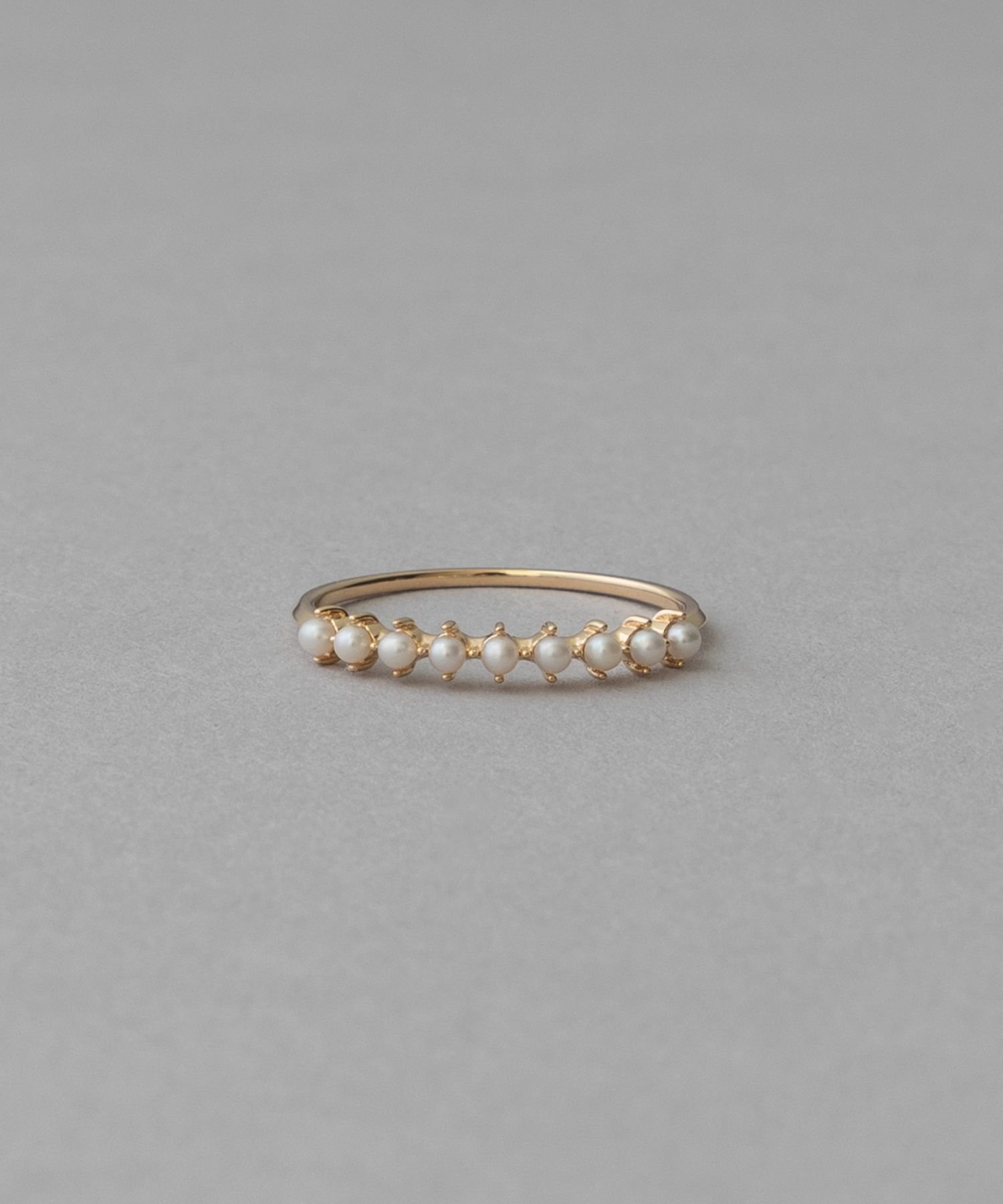 【エテ/ete】のK10YG レイヤード パール リング インテリア・キッズ・メンズ・レディースファッション・服の通販 founy(ファニー) 　ファッション　Fashion　レディースファッション　Fashion for Women　おすすめ　Recommended / Our Picks　オケージョン　Occasion Wear　ギフト プレゼント　Gift / Present　シンプル　Simple, Minimal　ジュエリー　Jewelry, Accessories　パール　Pearl, Pearl Accent　イエローゴールド|ID: prp329100004801260 ipo3291000000035044537