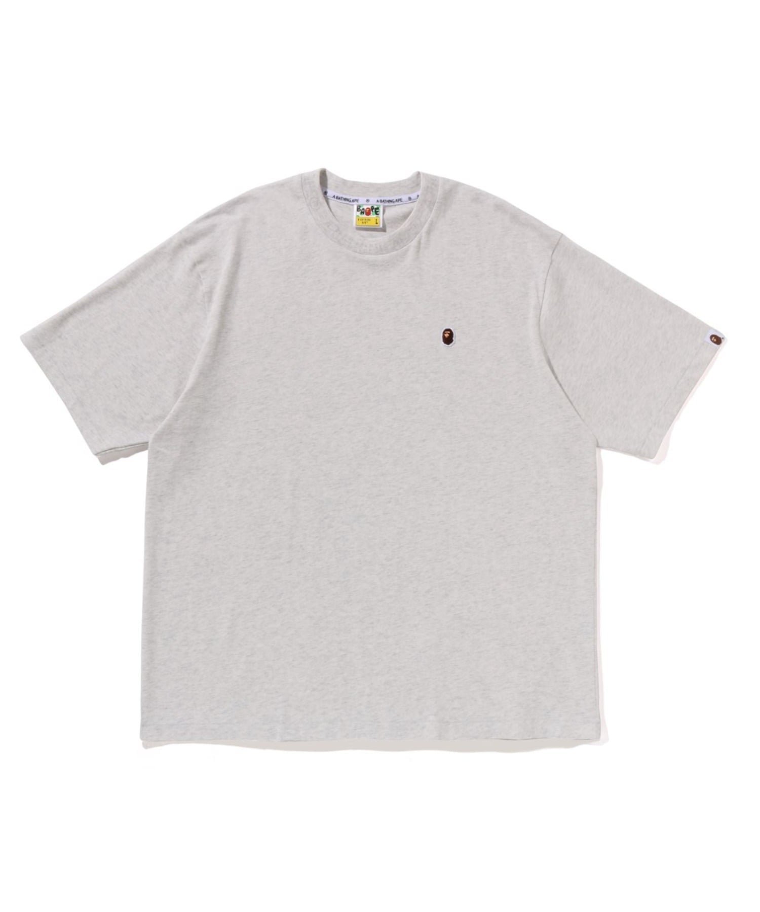 【ア ベイシング エイプ/A BATHING APE】のONE POINT RELAXED FIT TEE M インテリア・キッズ・メンズ・レディースファッション・服の通販 founy(ファニー) 　ファッション　Fashion　レディースファッション　Fashion for Women　ショート　Short, Short Length　スリーブ　Sleeve, Long Sleeve / Short Sleeve　ワンポイント　One Point, Statement Accent　GRAY|ID: prp329100004801276 ipo3291000000035246976